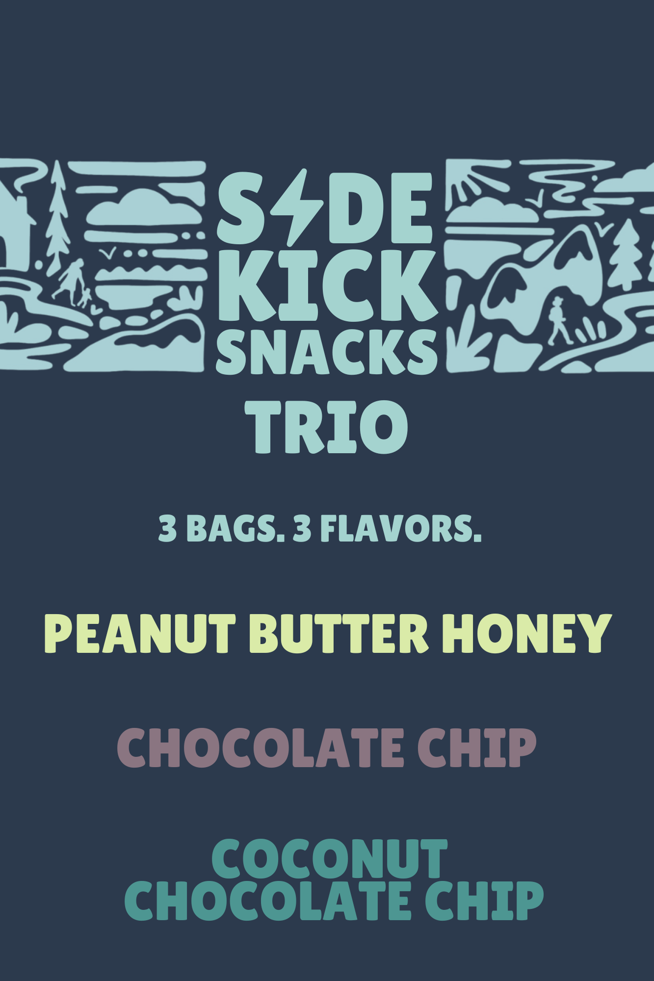 Sidekick Granola Bite Trio