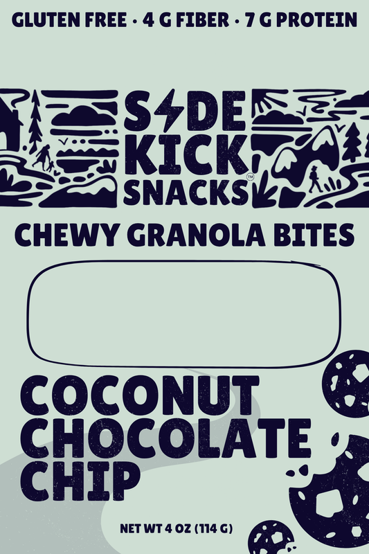 Coconut Chocolate Chip Granola Bites